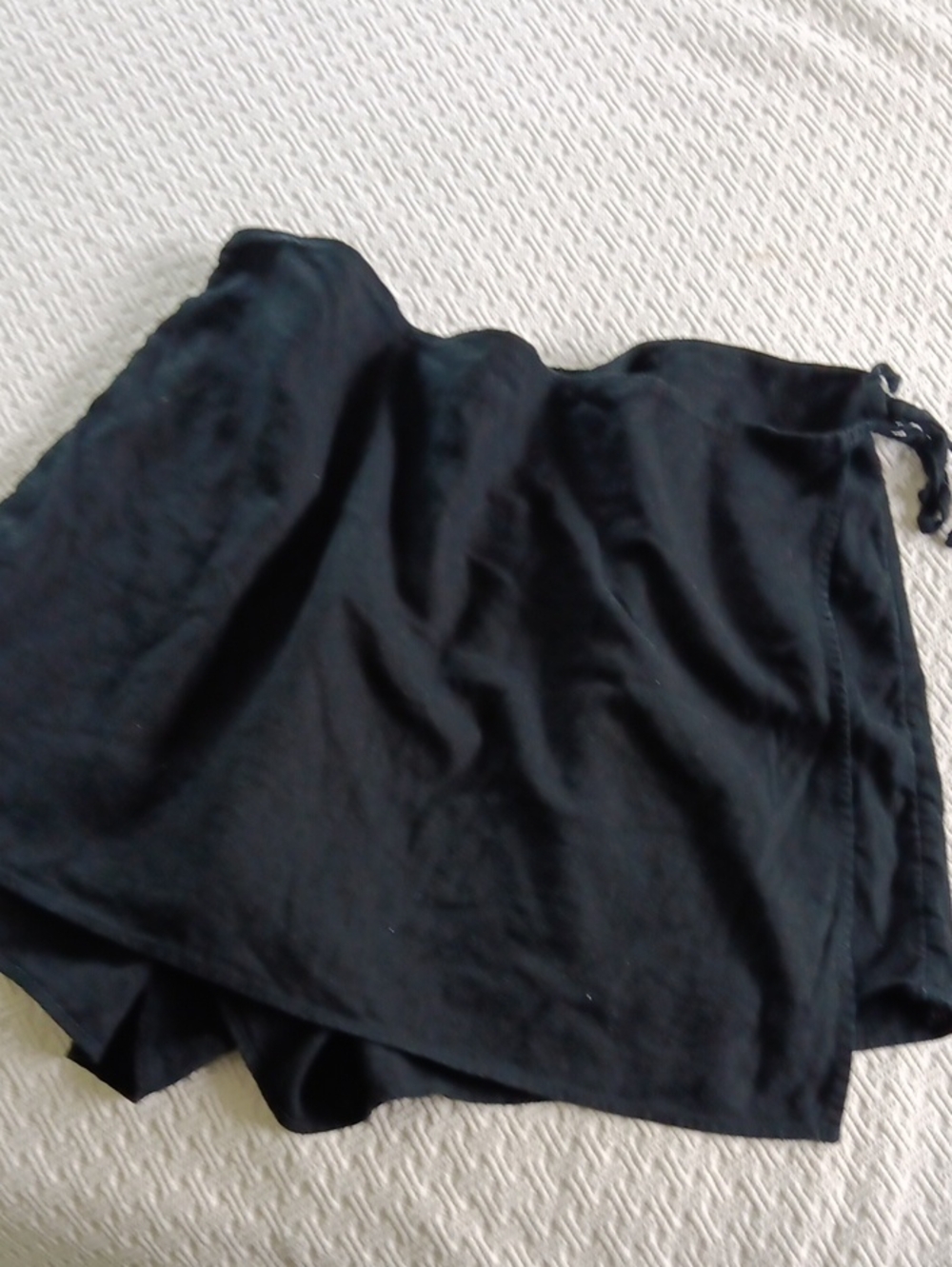 Old Navy XXL Skort Black Elastic Waist  Linen Viscose Blend